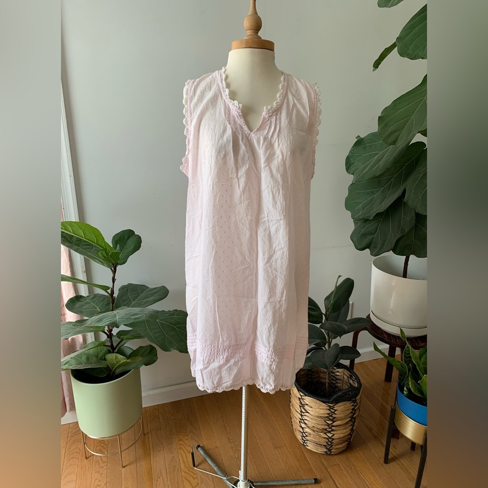 True Vintage Pink cotton lace dress